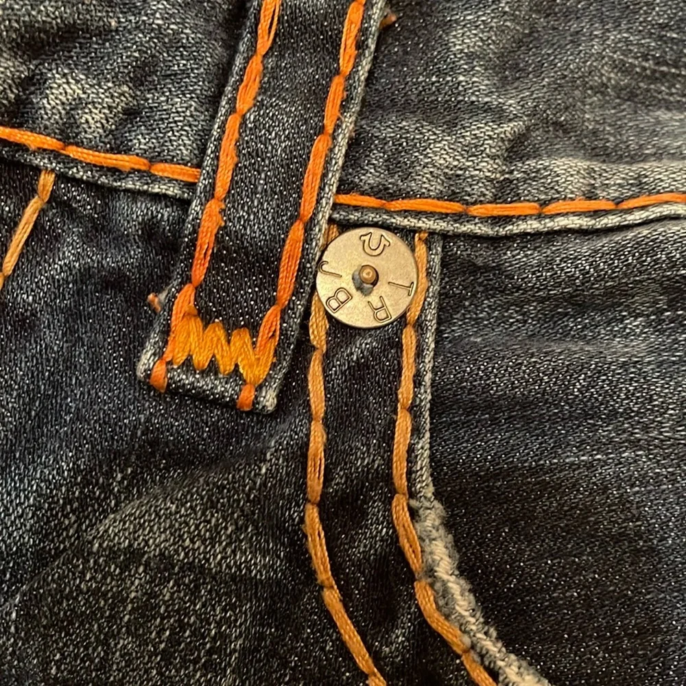 True Religion Dark Blue Straight Leg Jeans - Picture 6 of 12